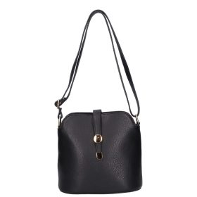 Olasz bőr 0600 fekete kicsi női oldaltáska