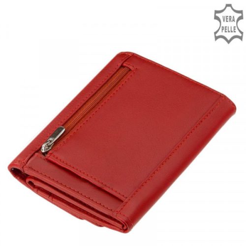 La Scala DCO99691 piros bőr női pénztárca 