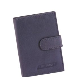   Sylvia Belmonte MS2038 kék bőr kártyatartó és pénztárca