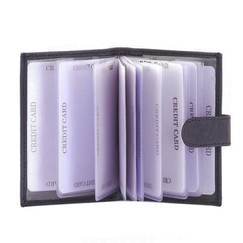 Sylvia Belmonte MS2038 kék bőr kártyatartó és pénztárca