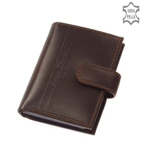   Corvo Bianco CBS808/T barna férfi bőr exkluzív kártyatartó és pénztárca
