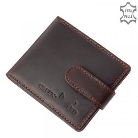   Green Deed OPR30809/T barna bőr férfi kártyatartó és pénztárca