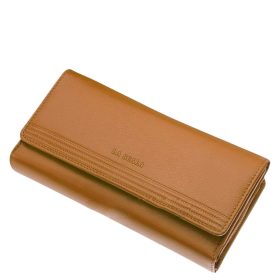   La Scala TGN452 mustár hátul kártyatartós bőr női pénztárca