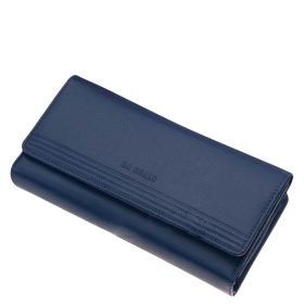   La Scala TGN452 kék hátul kártyatartós bőr női pénztárca