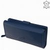 La Scala TGN452 kék hátul kártyatartós bőr női pénztárca