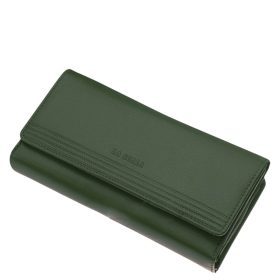 La Scala TGN452 zöld bőr női pénztárca
