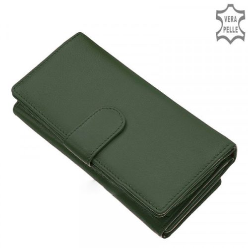 La Scala TGN452 zöld bőr női pénztárca