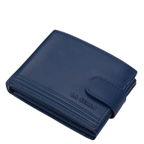 La Scala TGN102/T kék bőr pénztárca