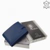 La Scala TGN102/T kék bőr pénztárca