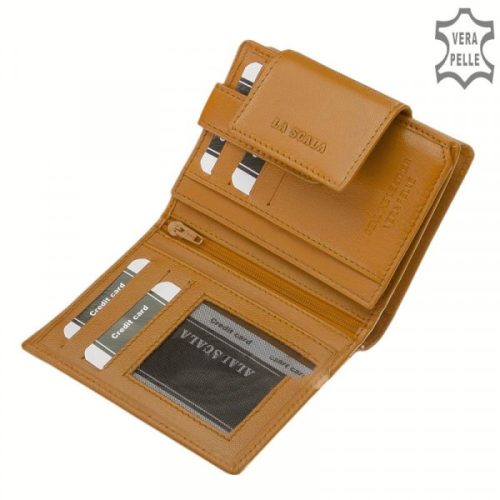 La Scala TGN11259 mustár bőr női pénztárca