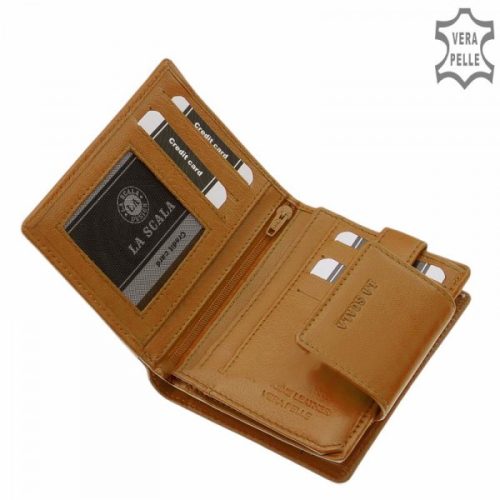 La Scala TGN11259 mustár bőr női pénztárca