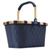 Reisenthel BK4110 Carrybag frame rhombus midnight gold női bevásárló kosár