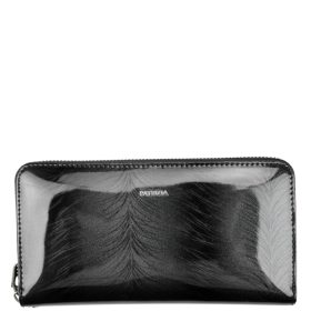 Patrizia FF-119 dark grey lakk bőr női pénztárca