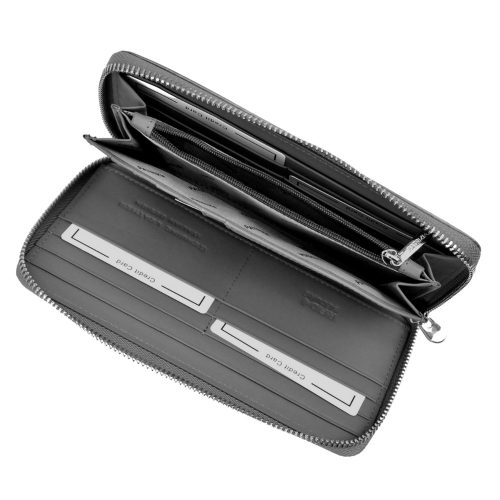 Patrizia FF-119 dark grey lakk bőr női pénztárca