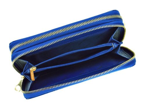 Gregorio BC-118 barna elöl kártyatartós lakk bőr női pénztárca