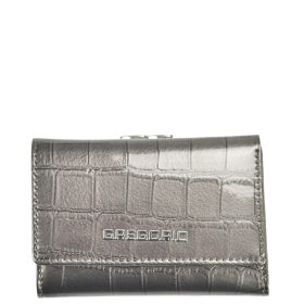 Gregorio BC-112 grey lakk bőr női pénztárca
