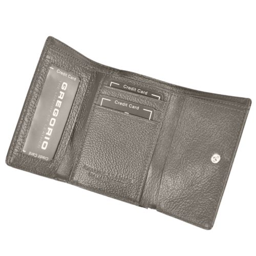 Gregorio BC-112 grey lakk bőr női pénztárca