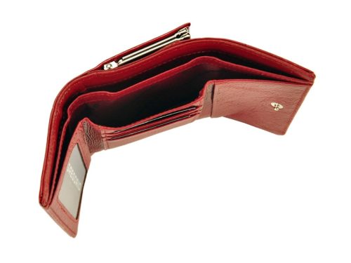 Gregorio BC-117 piros lakk bőr női pénztárca