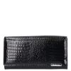 Jennifer Jones 5289-2 fekete  bőr női pénztárca