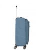 Travelite Skaii M kék 4 kerekű bővíthető közepes méretű bőrönd 