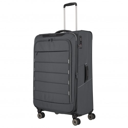 Travelite Skaii L szürke 4 kerekű bővíthető nagy méretű bőrönd 