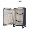 Travelite Miigo L kék 4 kerekű bővíthető nagy méretű bőrönd 