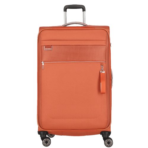 Travelite Miigo L narancssárga 4 kerekű bővíthető nagy méretű bőrönd 