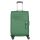 Travelite Miigo M zöld 4 kerekű bővíthető közepes méretű bőrönd 