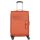 Travelite Miigo M narancssárga 4 kerekű bővíthető közepes méretű bőrönd 