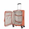 Travelite Miigo M narancssárga 4 kerekű bővíthető közepes méretű bőrönd 