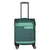 Travelite Viia S zöld 4 kerekű kabin méretű bőrönd 