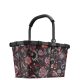 Reisenthel BK7063 Carrybag frame paisley black női bevásárló kosár