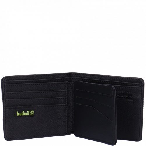 Budmil Steven fekete férfi pénztárca 