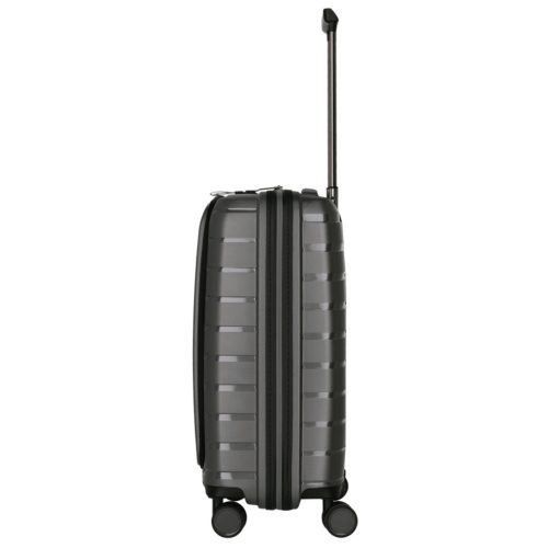 Travelite Air Base S antracit 4 kerekű laptoptartós kabin méretű bőrönd