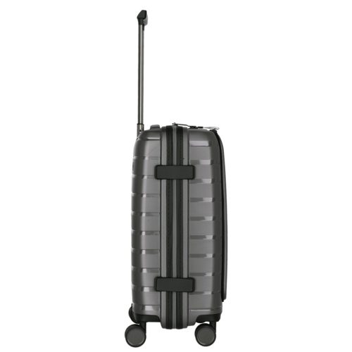 Travelite Air Base S antracit 4 kerekű laptoptartós kabin méretű bőrönd