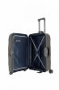 Travelite Korfu M fekete közepes méretű bőrönd 