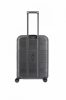 Travelite Korfu M fekete közepes méretű bőrönd 