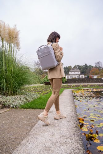 Reisenthel M EJ1035 Allday backpack twist sky rose női hátizsák