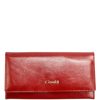 Cavaldi PX22-20 piros bőr női pénztárca 