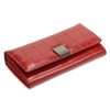 Cavaldi PX27-3 piros bőr női pénztárca 