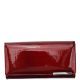 Gregorio GF-121 piros hátul kártyatartós lakk bőr női pénztárca