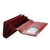 Gregorio GF-121 piros hátul kártyatartós lakk bőr női pénztárca
