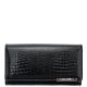 Gregorio GF-121 fekete hátul kártyatartós lakk bőr női pénztárca