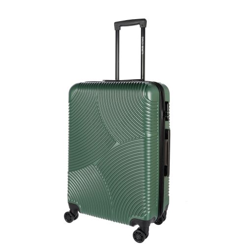 Enrico Benetti 39040-60 Louisville M olive 4 kerekű közepes méretű  bőrönd