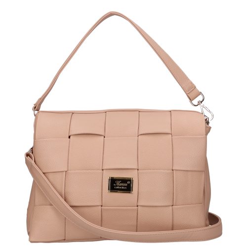 Karen 2410 drapp rostbőr női válltáska