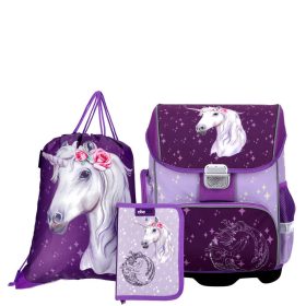 ABC123 unikornis lány iskolatáska szett elsősöknek 