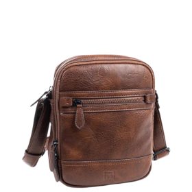 Matties Bags 40104 barna rostbőr férfi oldaltáska