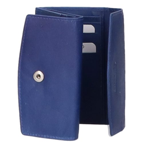 Sylvia Belmonte MS29 kék bőr női pénztárca