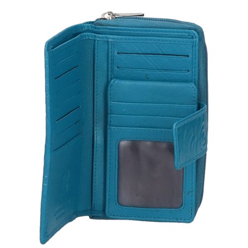 Sylvia Belmonte RO-14 türkizkék pénztárca