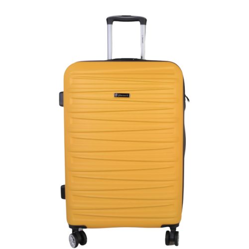 Benzi BZ5493 M sárga 4 kerekű közepes méretű bőrönd
